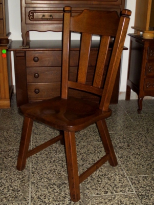 č.1627 židle masiv dub