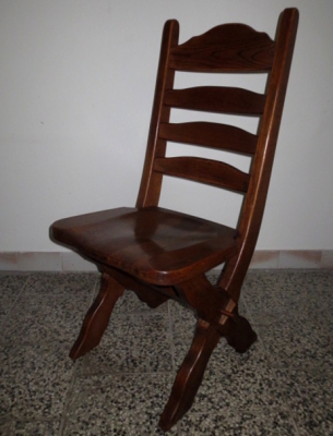 č.1828 židle masiv dub
