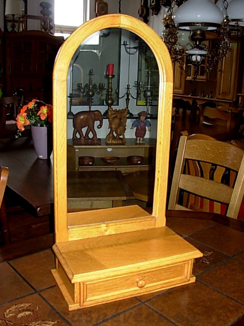 č.1416 zrcadlo s šuplíkem 38x74 cm