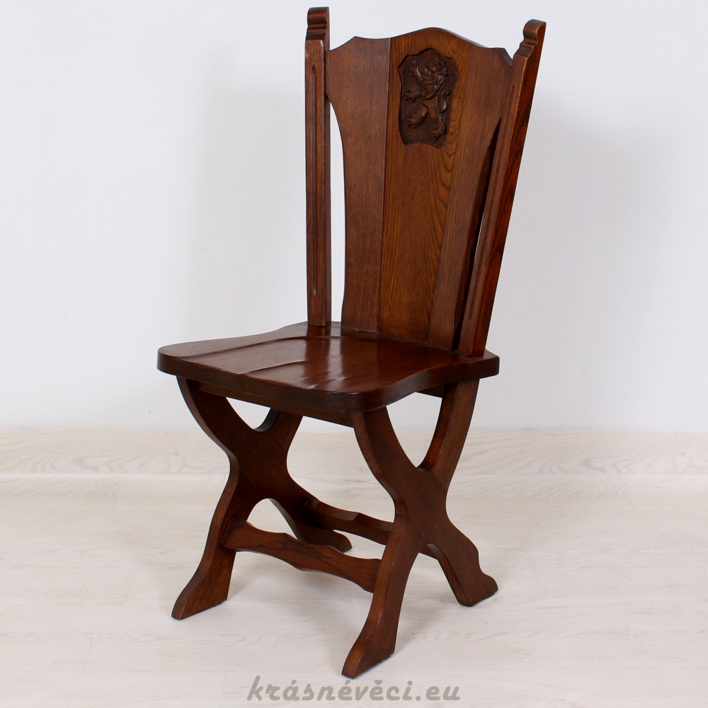č.1547, kuchyňský SET STYLOVÝ,  stůl 180x85 cm + 6 ks židlí