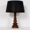 č.80 lampa stolní dubová v 48 cm