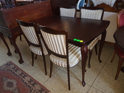 č.522 kuchyňský SET ROZKLÁDACÍ stůl 130x79, 170x79 cm + 4 ks židlí